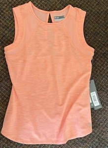 LIJA PEACH PINK SLEEVELESS SHIRT MEDIUM ATHLETIC STRETCH NWT (B13) - Picture 1 of 4