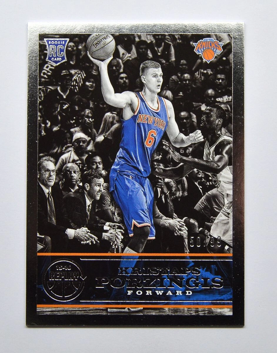 2015-16 Panini Replay #54 Kristaps Porzingis RC 50/99