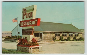 Postcard Vintage Pike Restaurant in Spring House PA - Picture 1 of 2