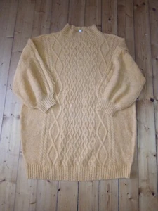 Damen Wollpullover, mit Stehkragen, Gr.52-54, gelb/orange - Bild 1 von 1