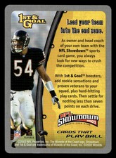 2002  NFL Showdown 1st & Goal Tournament Promo RARE!