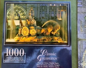 PLAZA DE CIBELES jigsaw-puzzle Madrid marble fountain 1988 missing piece Spain - Picture 1 of 3