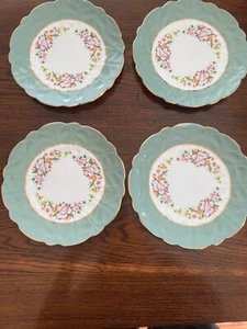 Ansley Bone china 2388 Salad Plates set 4 - Picture 1 of 4