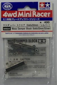 TAMIYA 4WD Mini Racer 95343 Mass Damper Block (6x6x32mm/Black) - Picture 1 of 2