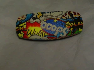 Cartoon - Wow -Zap ooops - colorful - Clam shell eyeglass case - Picture 1 of 10