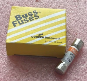 1pc FNQ-6-1/4 FNQ6-1/4 FNQ 6-1/4A 6.25A 500Vac Bussmann / EATON TIME-DELAY Fuse - Picture 1 of 1