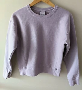 Vintage Champion Lilac Blank Crewneck Sweatshirt Women’s Small Authentic - Picture 1 of 6