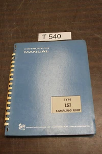 TEKTRONIX 1S1 SAMPLING UNIT plug-in SERVICE MANUAL  # T540 - Picture 1 of 4