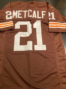 Eric Metcalf Cleveland Browns Signed Jersey W/COA - Picture 1 of 6