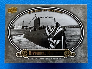 2009 Upper Deck A Piece of History First Atomic Sub Launched #153 - Bild 1 von 2