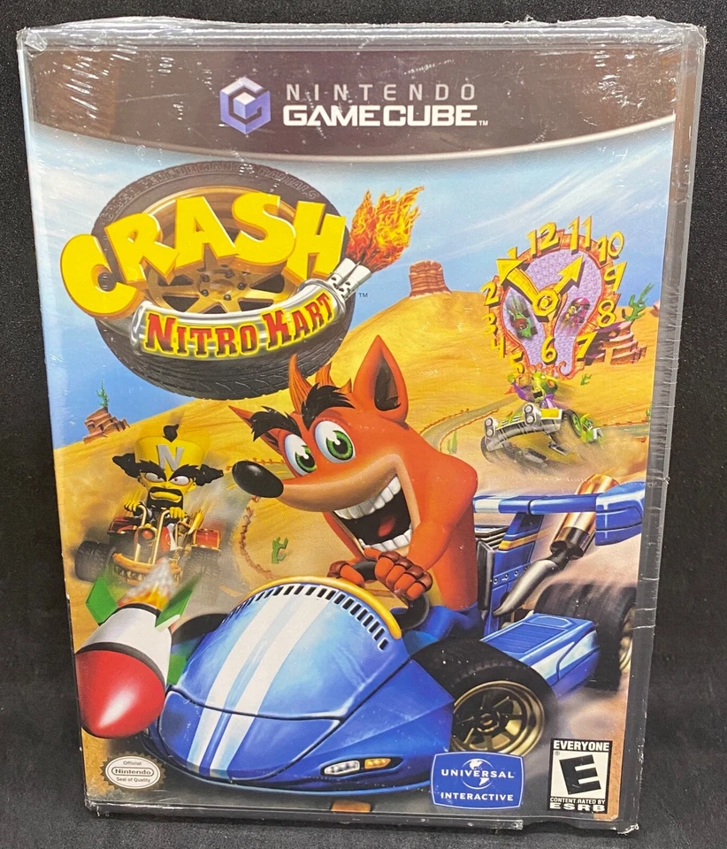 Crash Nitro Kart (2003, Nintendo Gamecube) New Sealed 3-Sided Seam NTSC USA - Image 1 of 4