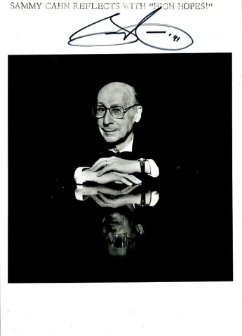 Oscar-Winning Musician SAMMY CAHN Signed Photo Cover