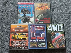 Extreme Trucks, Big Rigs, Trucking, 4WD.... x 5 DVDs - Motosport - Picture 1 of 2
