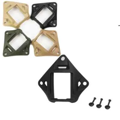 Tactical 3-Holes Helmet NVG Shroud Mount Base Adapter Aluminum For ACH/MICH/ECH