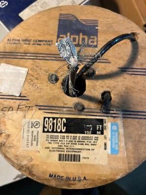 Alpha 9818C 250 Feet,Twinaxial Cable, 20 Awg. 100 Ohms, Non Plenum, - Image 1 of 2