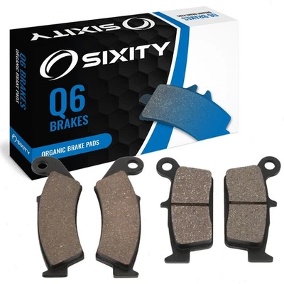 Front + Rear Organic Brake Pads 1991-1992 Honda XR250L Set Full Kit  Complet mz - Image 1 of 4