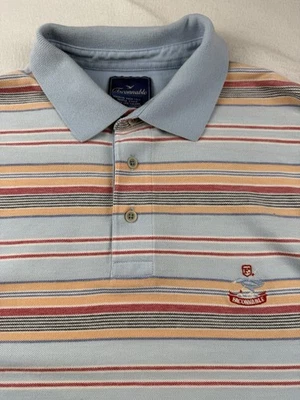 Camisa polo a rayas faconnable para hombre talla L Foto 1 de 4