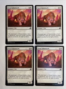 4x Mtg Ikoria Lair Of Behemoths Savai Sabertooth NM/M Magic the Gathering - Bild 1 von 2