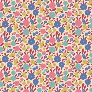 Janice Red 100614 - Wallflower Collection by Tilda Fabrics - Picture 1 of 13
