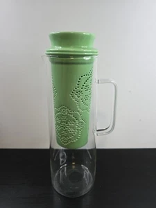 Ceramic Glass Pitcher Fruity Water Tea Infuser Carafe - Picture 1 of 4