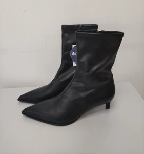 PULL & BEAR Ankle Heels UK5 EU38 Black, Heel 2in NEW! - Picture 1 of 8