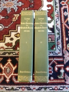 The Letters of Robert Browning & Elizabeth Barrett Barrett 1899 2 Volume Set HC - Picture 1 of 16