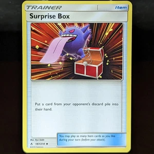 Surprise Box 187/214 LP/NM Unbroken Bonds Gengar Pokemon Card jack in the prank - Picture 1 of 1