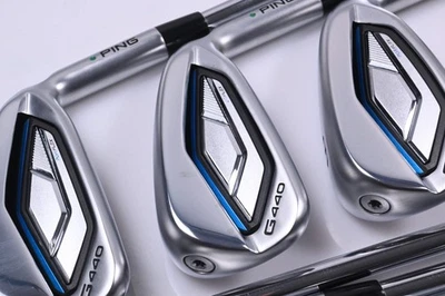 Ping G440 Irons / 6-PW+UW+56 / Green Dot / Regular Flex Ping AWT 3.0 Shafts - Image 1 of 4