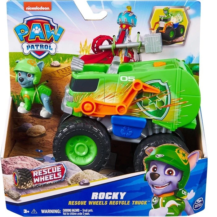 Spin Master Paw Patrol: Rescue Wheels, Camion di Rocky - Immagine 1 di 1