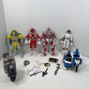 Power Rangers Action Figures Vehicles Lot And Accessories Of Kids Toys - Picture 1 of 12