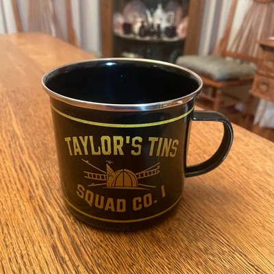 Taylor's Tins Squad Co. 1 Black Coffee Cup Mug - Image 1 of 4