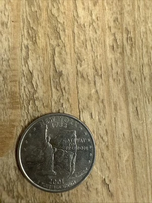 2001 P New York State Quarter - Image 1 of 2