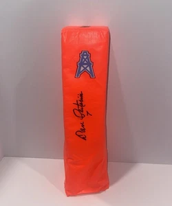 DAN PASTORINI SIGNED TOUCHDOWN PYLON HOUSTON OILERS FOOTBALL JSA COA - Picture 1 of 2