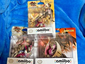 Monster Hunter Rise Sunbreak amiibo 3x Malzeno Palamute Palico Set New - Picture 1 of 5
