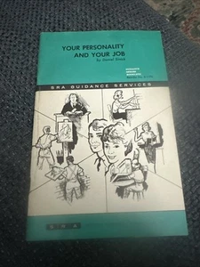 Folleto de servicios de orientación SRA Guidance 1960 tu personalidad y tu trabajo 5-1178 - Imagen 1 de 5