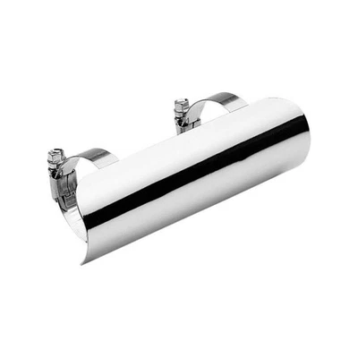 Cobra Universal 2" x 7" Chrome Exhaust Heat Shield (99-0165P) - Image 1 of 2
