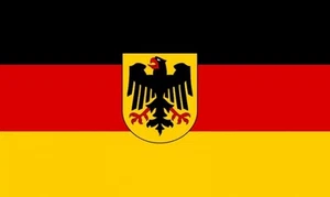 GERMANY FLAG 8X5 FEET HUGE German State Eagle FLAGS FREE POSTAGE UK - Picture 1 of 1