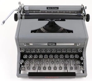 Máquina de escribir portátil Royal Quiet De Luxe 1950 - Imagen 1 de 11