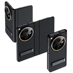 For OnePlus Open Premium PU Leather Business Flip Case Magnetic Hidden Kickstand - Picture 1 of 8
