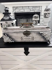 Rustic, farmhouse french country decorative box, shabby chic, centerpiece, barn. - Picture 1 of 5