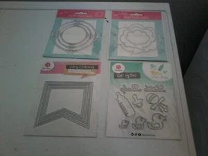 4X CUTTING DIES FOR SCRAPBOOKING NEW/ MIX (J838) - Picture 1 of 1
