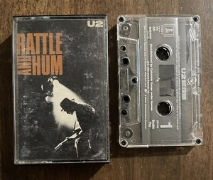 U2 Rattle and Hum Cassette Tape 1988 Island Records Alternative Rock  - Picture 1 of 2