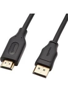 Amazon Basics Uni-Directional DisplayPort to HDMI Display Cable 4K@30Hz - 3 Feet - Picture 1 of 5