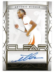 Tarjeta de acetato autografiada Leaf Trinity Clear Arterio Morris 2022-23 20/35 - Imagen 1 de 2