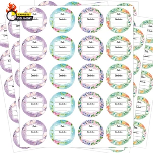 300 Waterproof Canning Labels for Jars Labels Food Labels round for Food Contain - Picture 1 of 12
