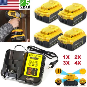 20V 20Volt Max 8AH 5.0AH DCB206 DCB200 DCB205 Battery Lithium Ion 18V For DeWalt - Picture 1 of 22