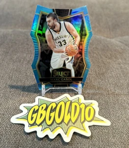 Marc Gasol 2016-17 Panini Select Blue Die-Cut Parallel SP /199 #186 - GRIZZLIES - Picture 1 of 3