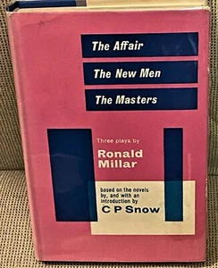 Ronald Millar / THE AFFAIR THE NEW MEN THE MASTERS 1st Edition 1964 - Picture 1 of 1