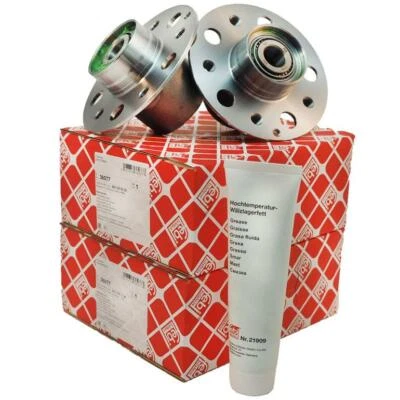 2x Febi Bilstein 36077 + Grease Wheel Bearing Kit VA for Mercedes C Class SLK CLC CLK - Image 1 of 4