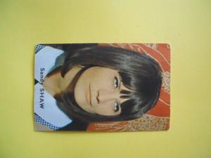1969 CARD ALBUM 2 VICTORIA VEDETTEN PARADE SANDY SHAW #254 [AF3]445